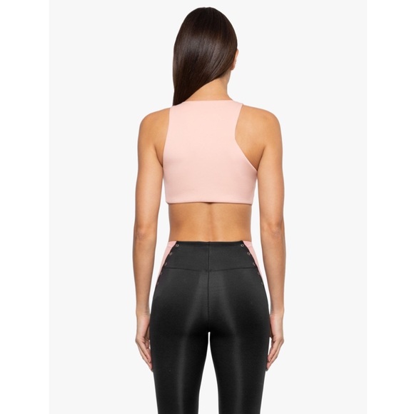 NWT KORAL BRA MOTIVATE SCUBA CROP TOP ROSE QUARTZ - Picture 4 of 6